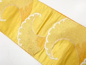 アンティーク　荒波模様織り出し袋帯（材料）